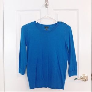 Ann Taylor Cobalt Blue Lightweight Sweater
